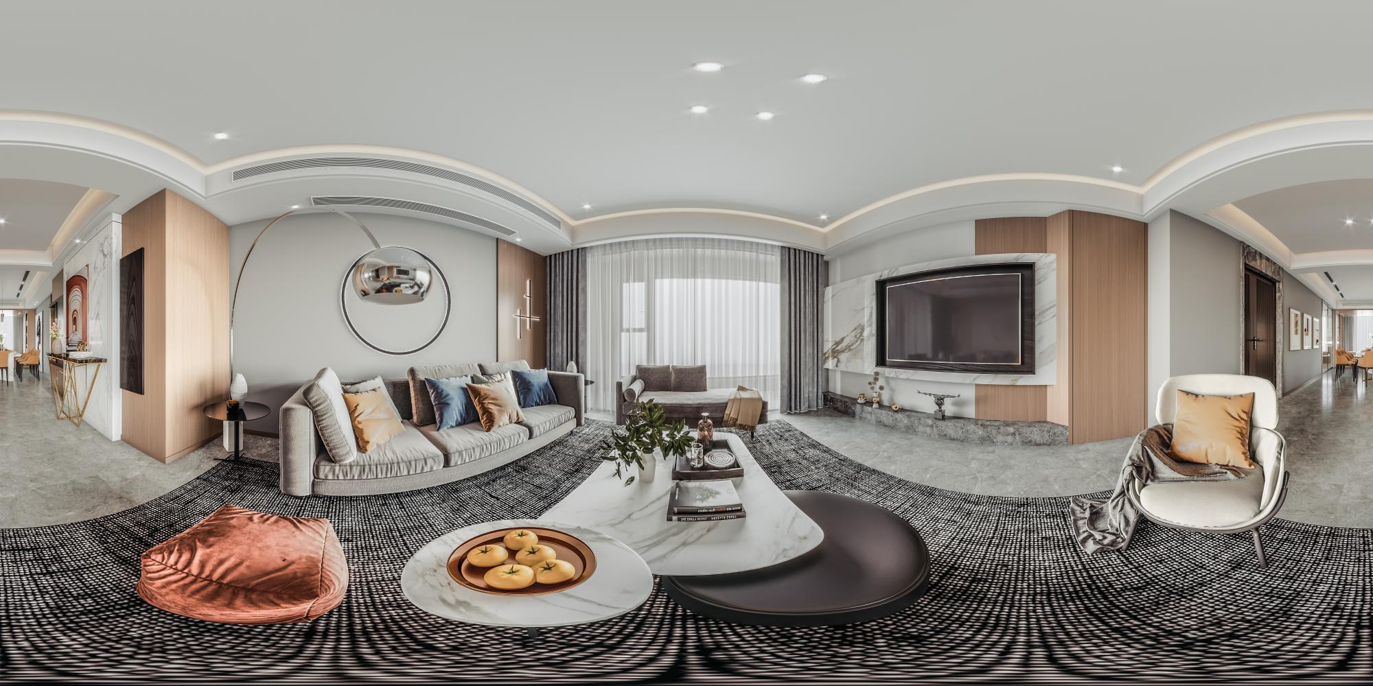 江宁景园9-801 客厅全景