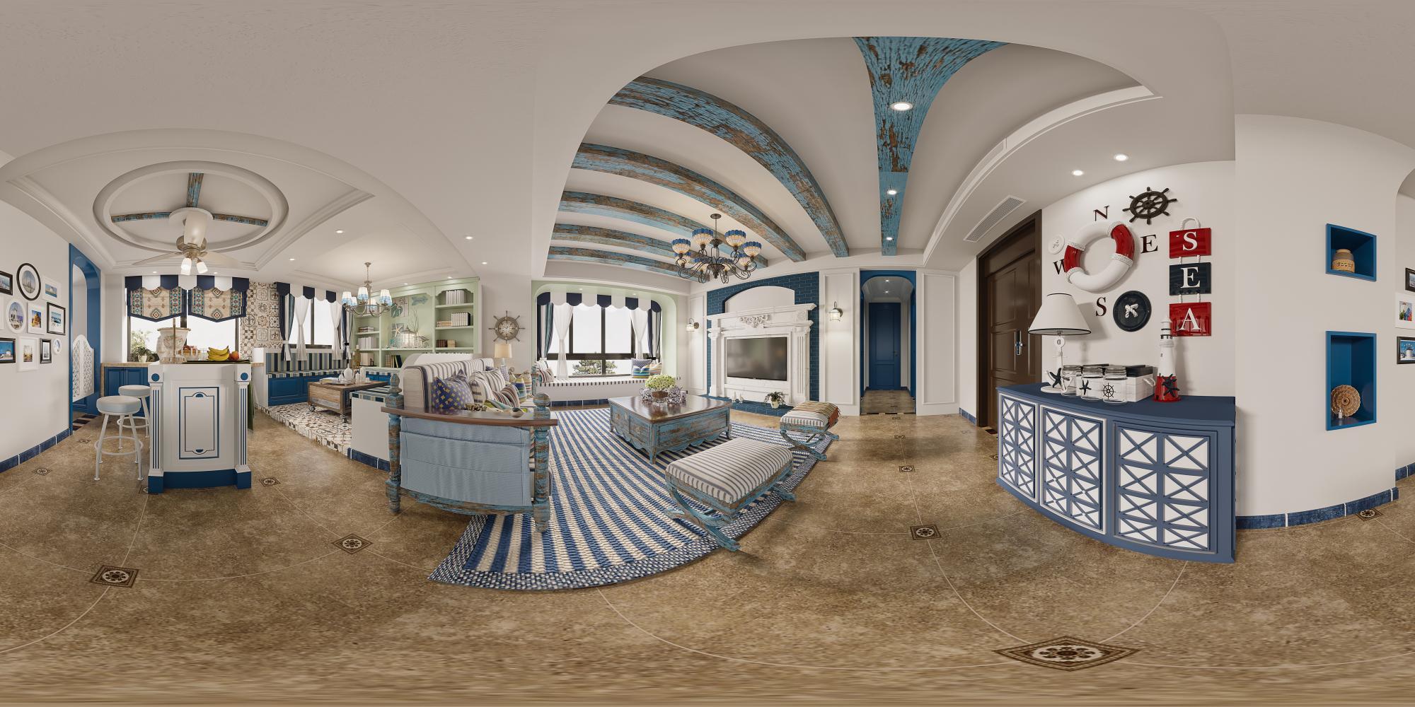 立体城一期7-3001全景