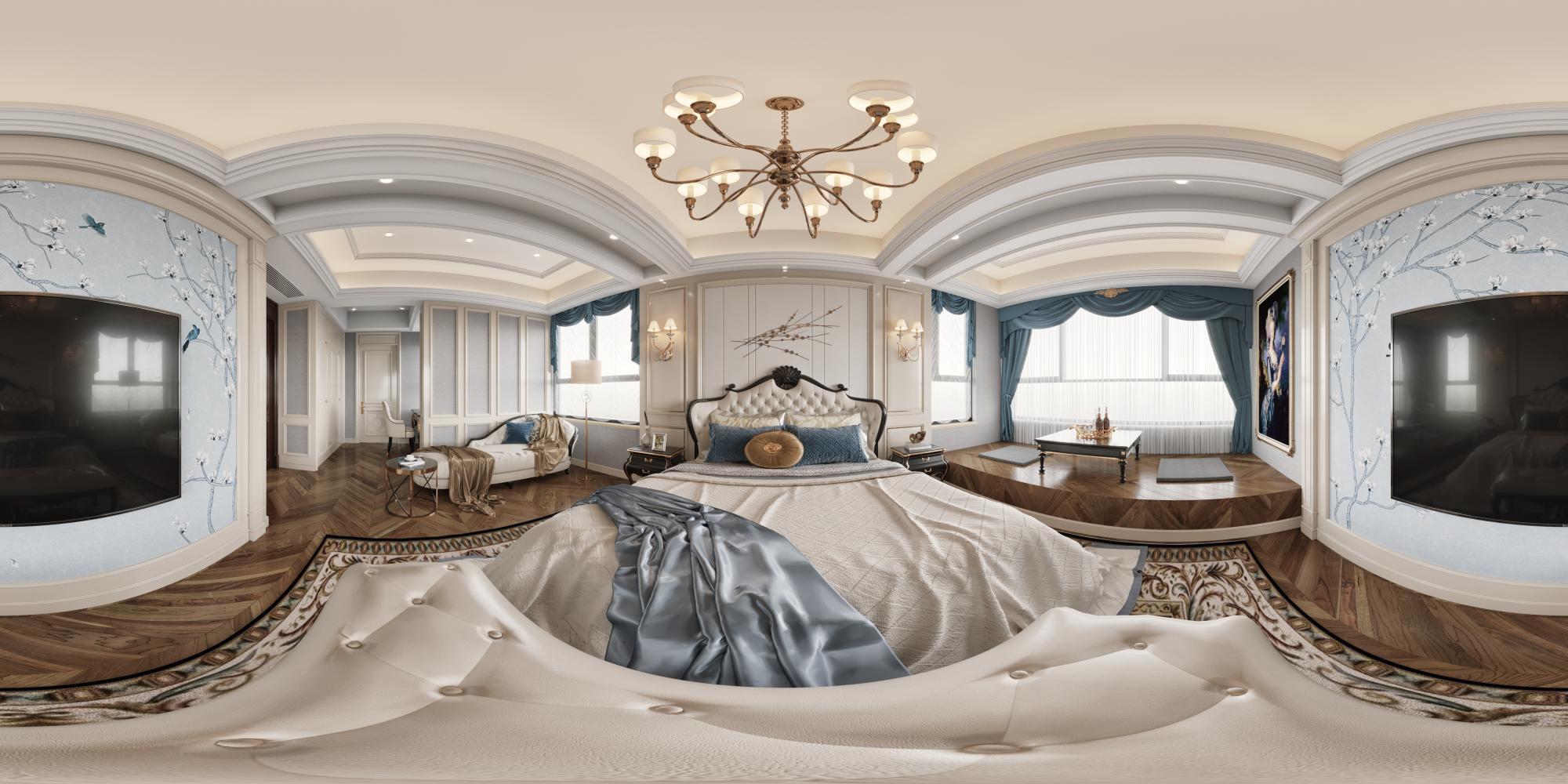 金色嘉园15-3101卧室全景