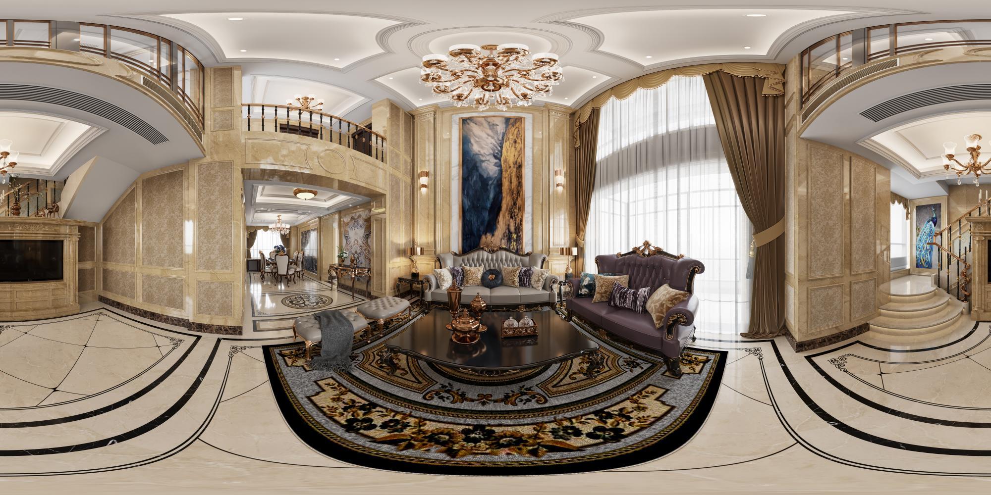 金色嘉园15-3101客厅全景