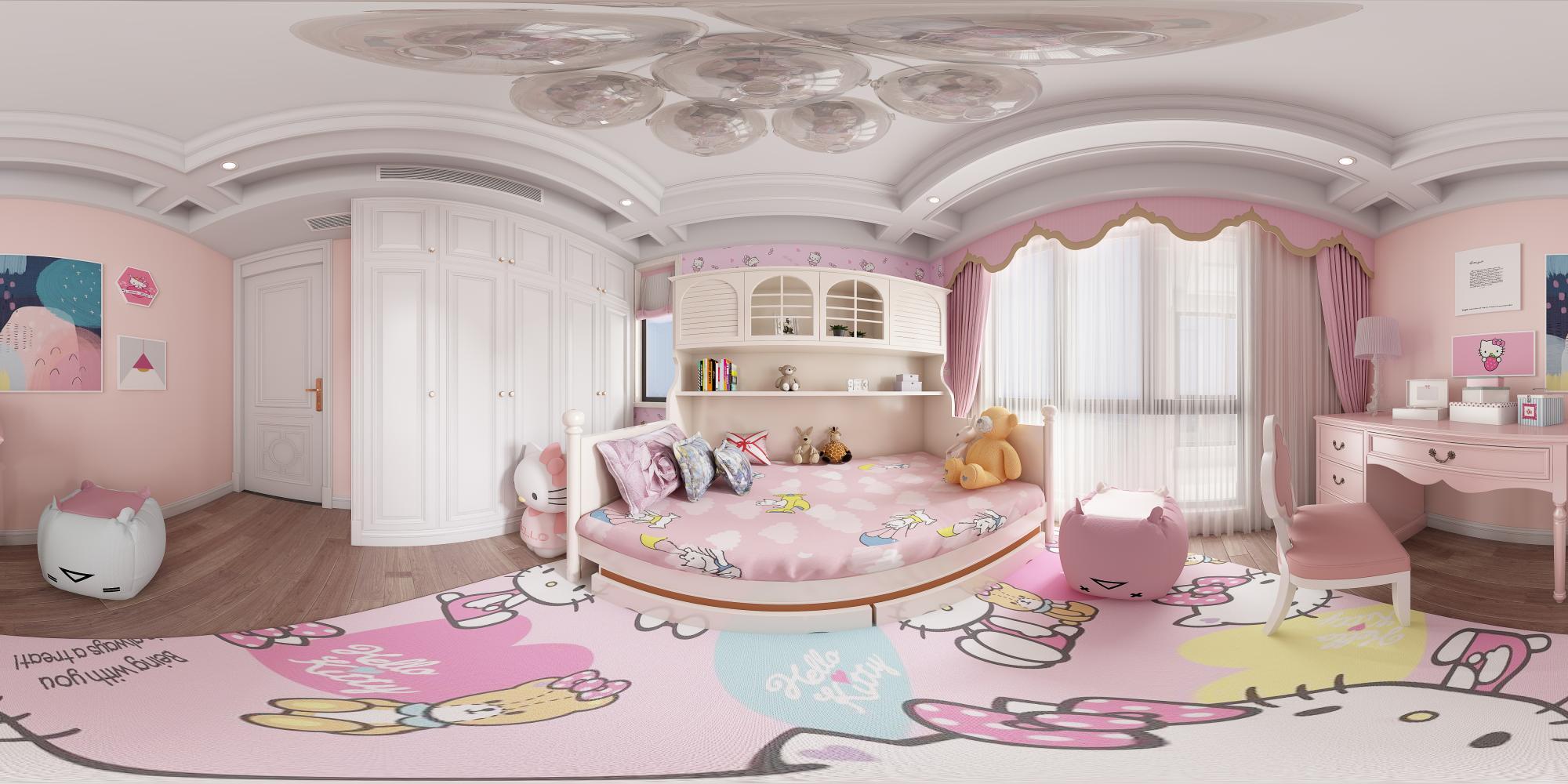 将军华府2-1205卧室4全景