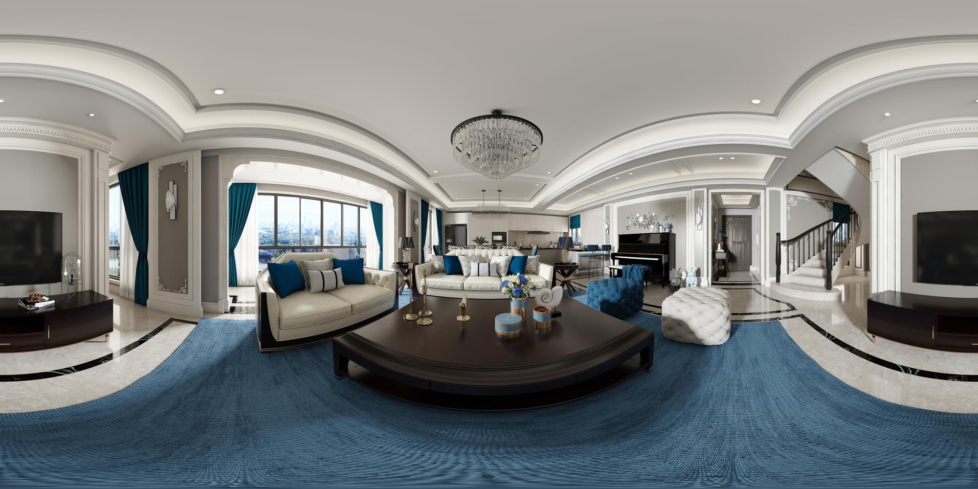 将军华府2-1205一楼客厅