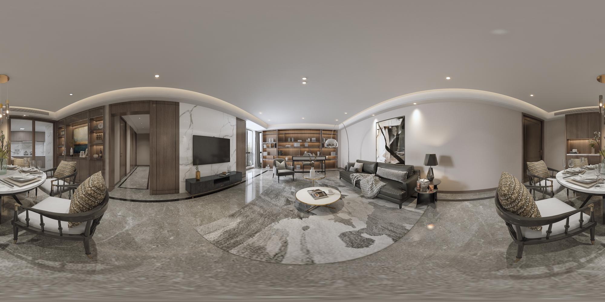 景东家园13-2303全景展开面